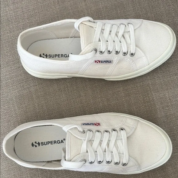 Superga White Canvas Sneakers - Picture 5 of 5